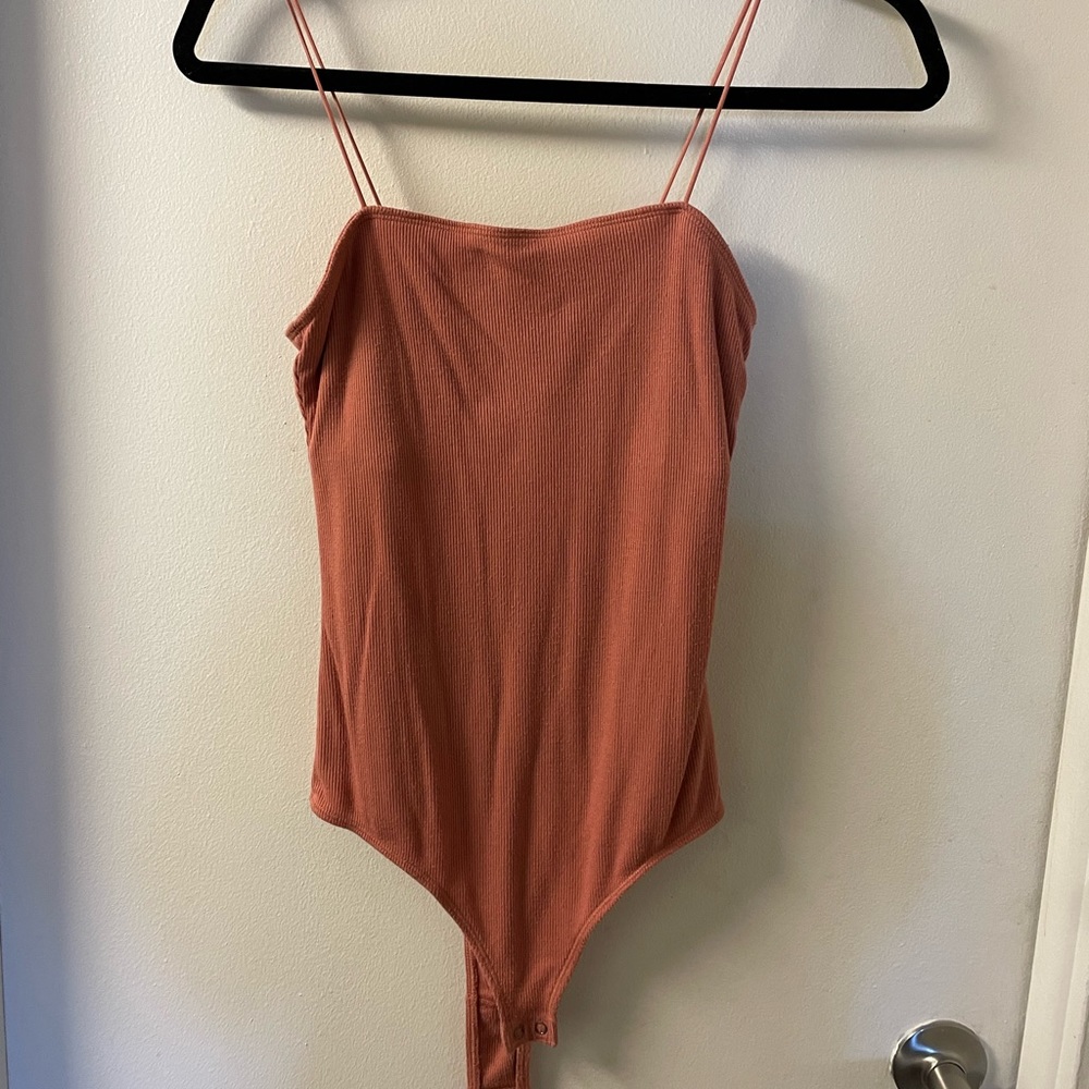 Hollister Thin Strap Body Suit with built-in bra